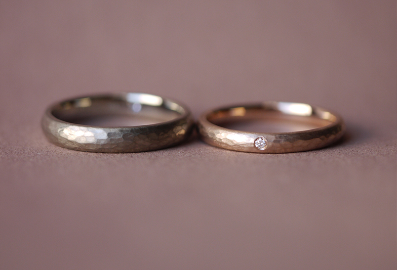 ナチュラルな雰囲気で人気の結婚指輪YUKA HOJOのパッセージオブタイム
